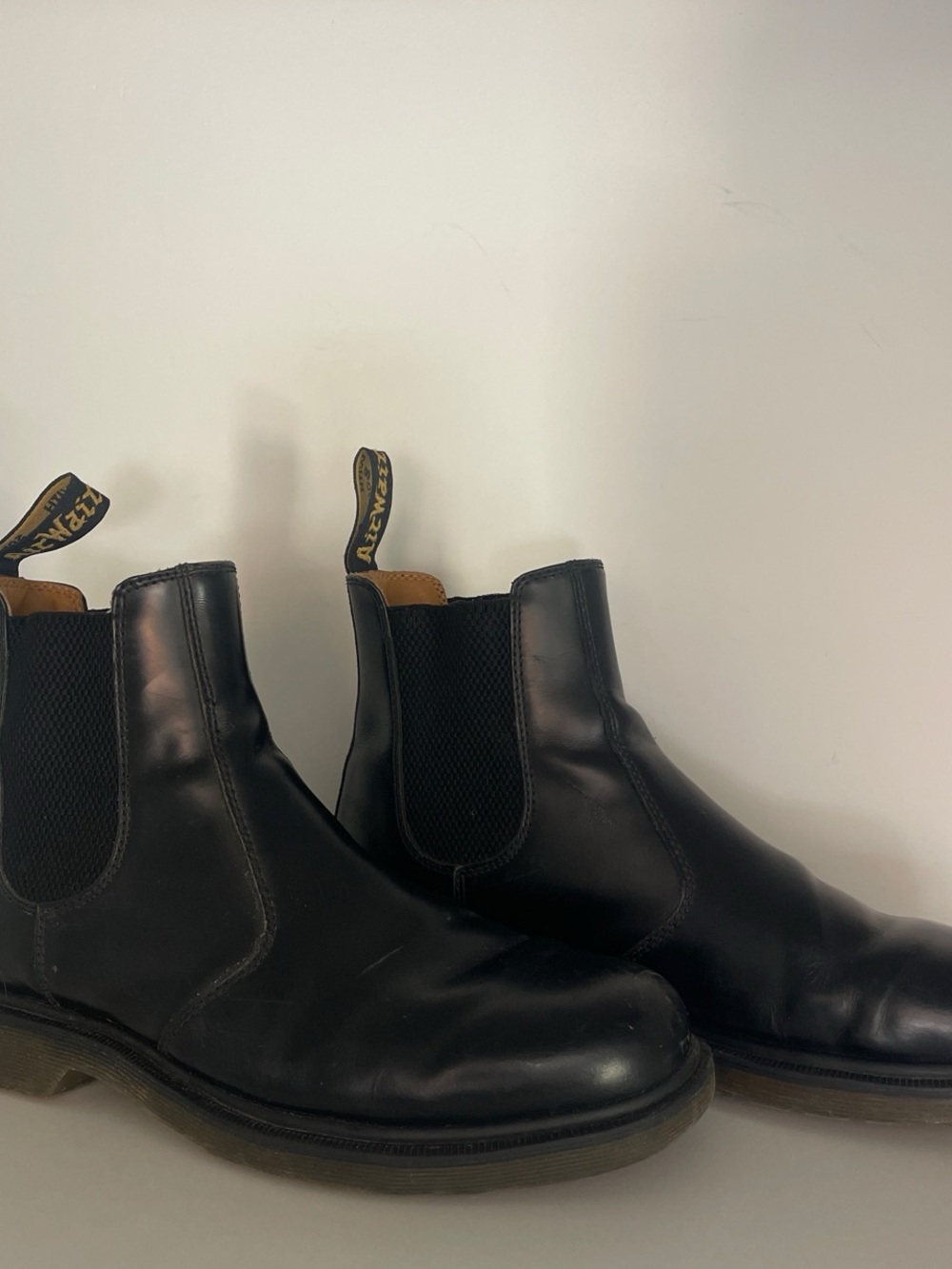 Men’s Dr. Martens Black Patent Leather Chelsea Boots - Size 11